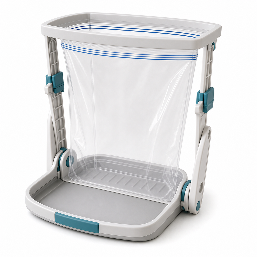 switzerlandselect™ ZipDock Marinade & Freezer Bag Prep Station