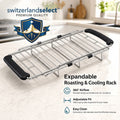 switzerlandselect™ RackLift AirCrisp Expandable Roasting & Cooling Rack