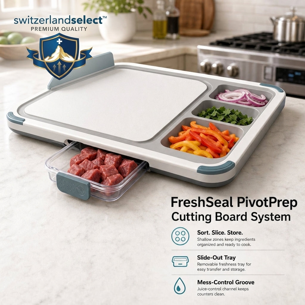switzerlandselect™ FreshSeal PivotPrep Cutting Board System